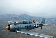 Two USAF LT-6G of the 6147th TCG over Korea, 1952.