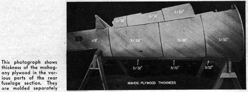 Plywood sections of T6