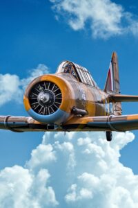 WWII T-6 Harvard warbird flight experience with the Wacky Wabbit, operated by T6 Harvard Ltd in the UK