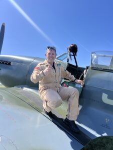WWII T-6 Harvard warbird flight experience with the Wacky Wabbit, operated by T6 Harvard Ltd in the UK